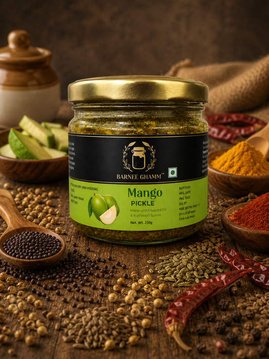 BARNEE GHAMM- Mango Pickle- 250gm